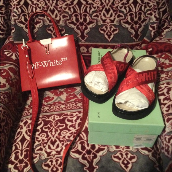 Authentic 💯off white sandals - Picture 2 of 5